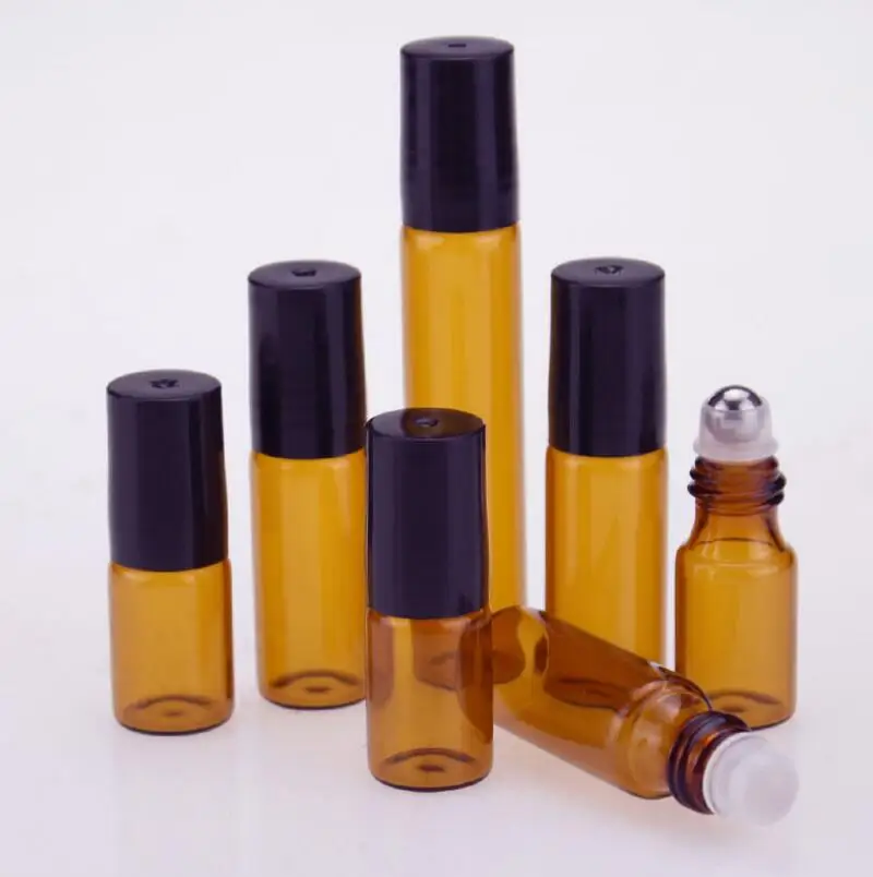 1000Pcs/Lot 3ml 5ml Amber roll on glass roller perfume bottles for essential oil, brown roll-on refillable deodorant containers
1000Pcs/Lot 3ml 5ml Amber roll on glass roller perfume bottles for essential oil, brown roll-on refillable deodorant containers