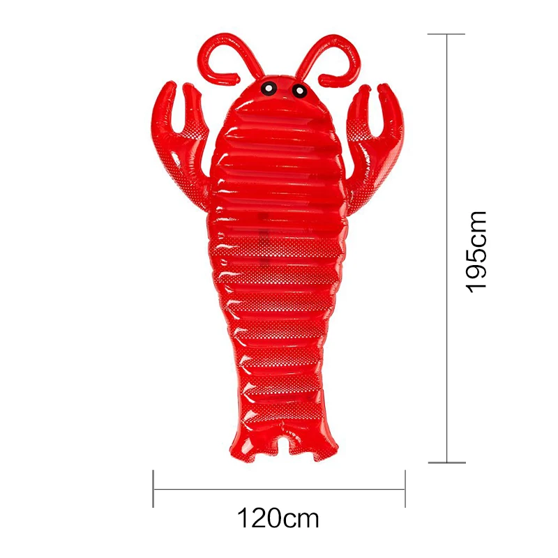 190CM Giant Lobster Inflatable Pool Float 2019 New RED Lie-On Swimming Ring For Child Adult Air Mattress Water Party Toys boia
190CM Giant Lobster Inflatable Pool Float 2019 New RED Lie-On Swimming Ring For Child Adult Air Mattress Water Party Toys boia