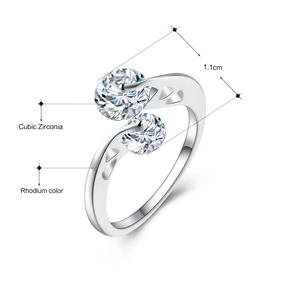 Lovely cute rings Best gift girl China wholesale lot anel feminino aneis bague White zirconia crystal Fashion OL Trendy ring
Lovely cute rings Best gift girl China wholesale lot anel feminino aneis bague White zirconia crystal Fashion OL Trendy ring