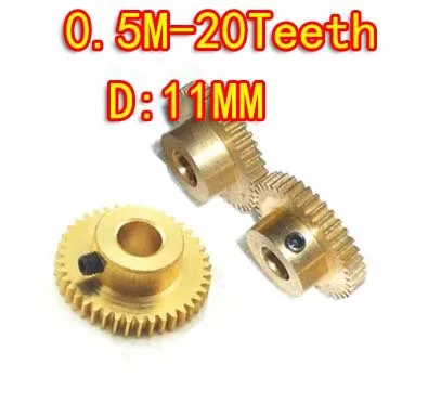 3PCS/lot 0.5M-20T Convex Brass Copper Precision Level 6 Model Micro Motor Convex Gear--hole d:5mm
3PCS/lot 0.5M-20T Convex Brass Copper Precision Level 6 Model Micro Motor Convex Gear--hole d:5mm