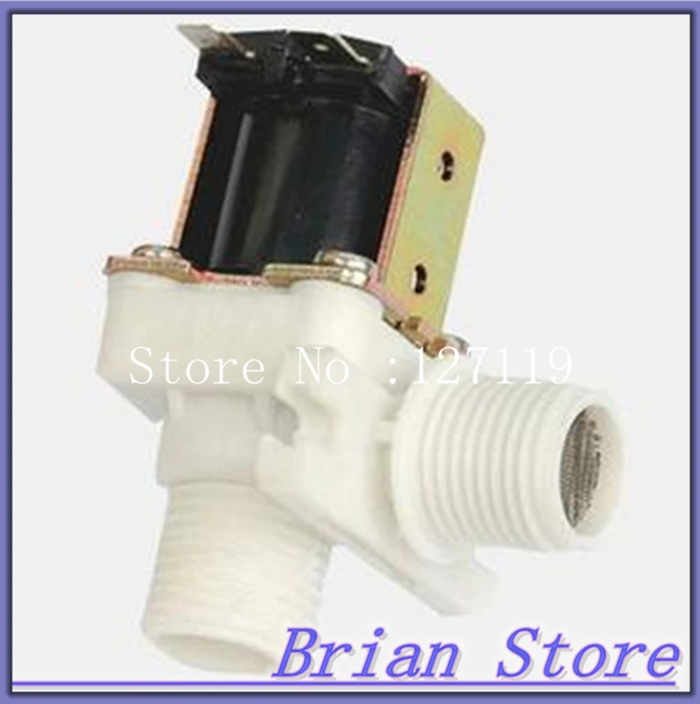 Elbow 1/2" BSPP Normally Closed Plastic Electrical Water Dispenser Inlet Solenoid Water Valve 12V 24V 220V
Elbow 1/2" BSPP Normally Closed Plastic Electrical Water Dispenser Inlet Solenoid Water Valve 12V 24V 220V
