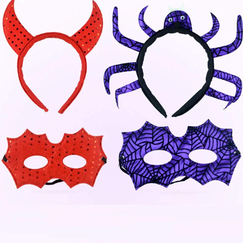 Party Halloween Red Devil Party Spider Masks Face Mask and Headband for Birthday Gifts Masquerade
Party Halloween Red Devil Party Spider Masks Face Mask and Headband for Birthday Gifts Masquerade