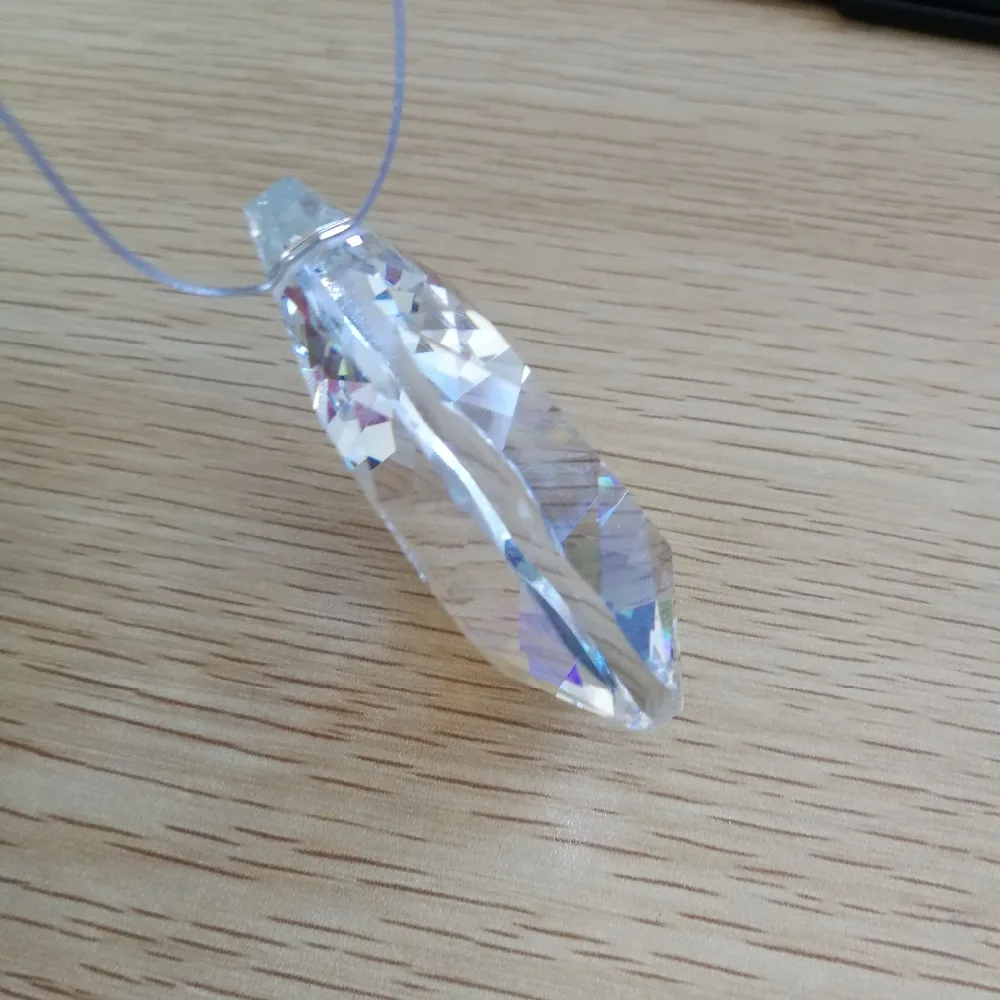 40 units 76mm Transparent Glass Drop Pendant Crystal Prisms Hanging Pendant Jewelry Chandelier Parts Free Shipping
40 units 76mm Transparent Glass Drop Pendant Crystal Prisms Hanging Pendant Jewelry Chandelier Parts Free Shipping