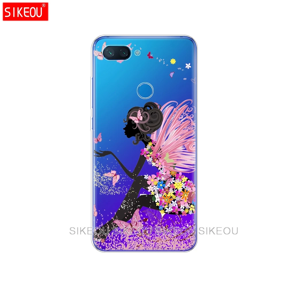 Силиконовый чехол для Xiaomi mi 8 LITE 6 26 дюйма мягкий ТПУ телефона lite задняя крышка mi8
