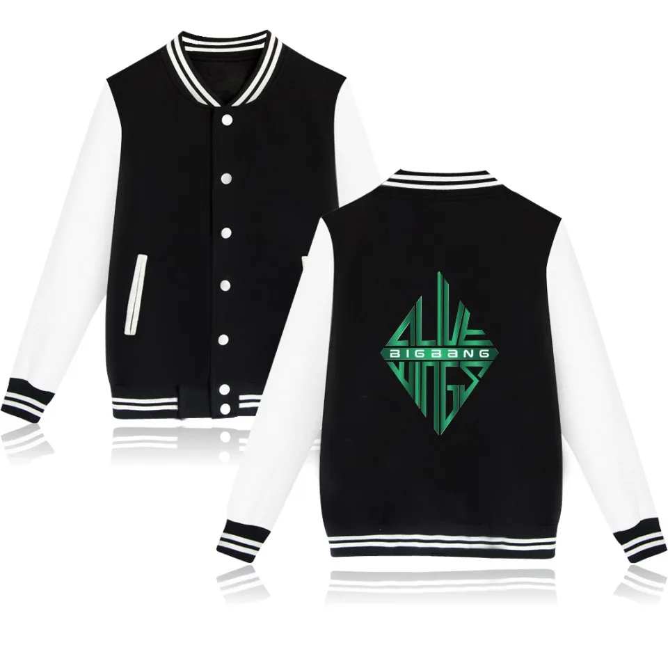 Bigbang kpop fashion pocket button Baseball Jacket men women hip hop Hoodies Sweatshirt casual Long Sleeve Jackets coat tops 4XL
Bigbang kpop fashion pocket button Baseball Jacket men women hip hop Hoodies Sweatshirt casual Long Sleeve Jackets coat tops 4XL