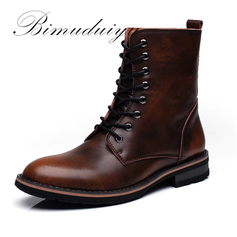 BIMUDUIYU New Arrival Fashion Handmade Super Warm AutumnWinter Men Shoes Casual British Style Ankle Boots Wipe color Snow Boots
BIMUDUIYU New Arrival Fashion Handmade Super Warm AutumnWinter Men Shoes Casual British Style Ankle Boots Wipe color Snow Boots