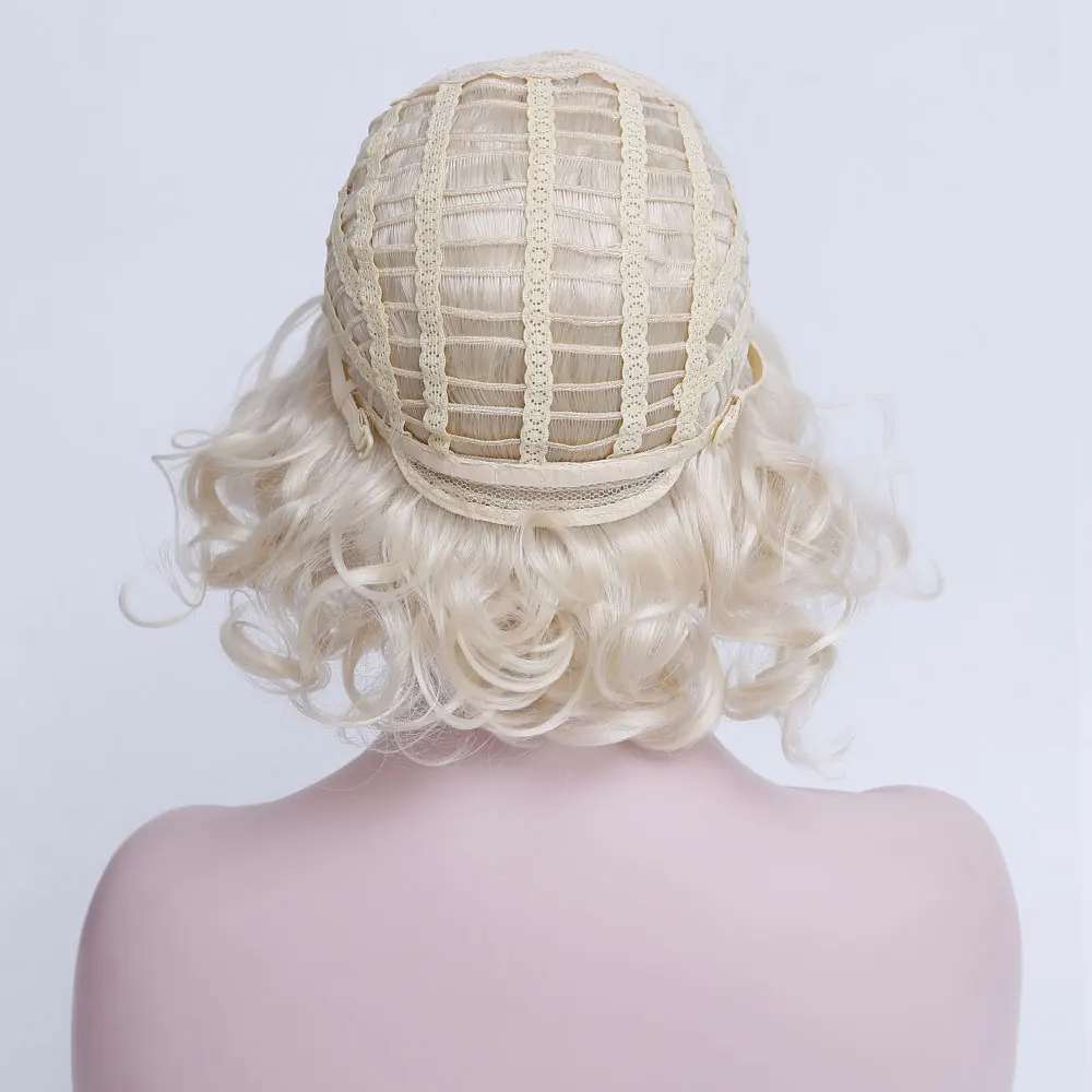 DIFEI Short Curly Hair High Temperature Synthetic Female Cospaly Wig Halloween Party Hair Extension
DIFEI Short Curly Hair High Temperature Synthetic Female Cospaly Wig Halloween Party Hair Extension