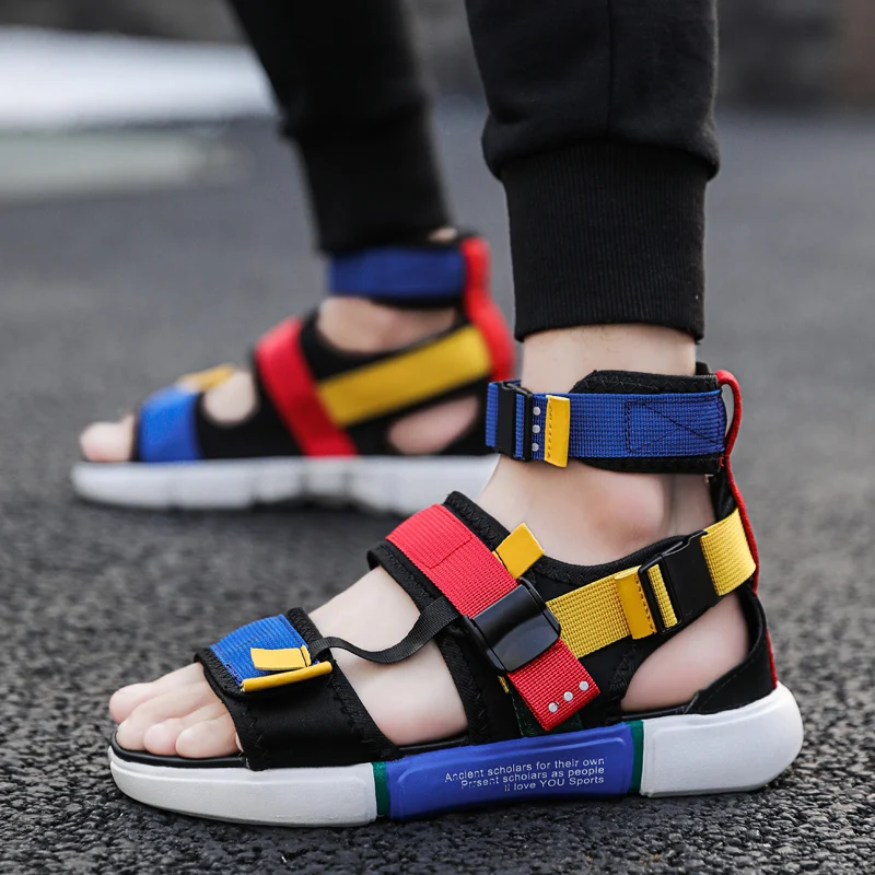 New 2021 Men Ankle Summer High Top Sandals Fashion Men Gladiator Shoes Outdoor Casual Sandals Shoes Men Sandales Homme Slides
New 2021 Men Ankle Summer High Top Sandals Fashion Men Gladiator Shoes Outdoor Casual Sandals Shoes Men Sandales Homme Slides