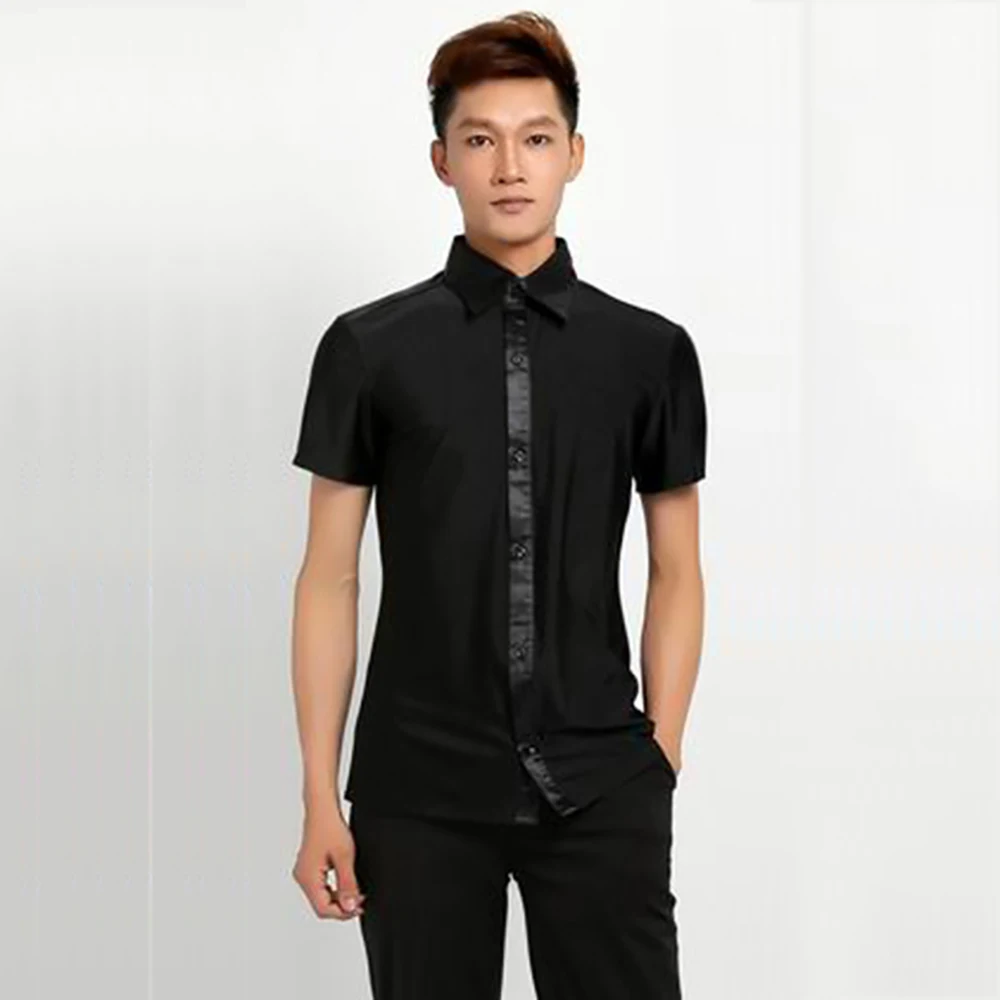 Hot Sale Latin Dance Tops For Male Blue Red White Black Professional Shirt Fashion Square Men Modern Ballroom Practice Wear B159
Hot Sale Latin Dance Tops For Male Blue Red White Black Professional Shirt Fashion Square Men Modern Ballroom Practice Wear B159