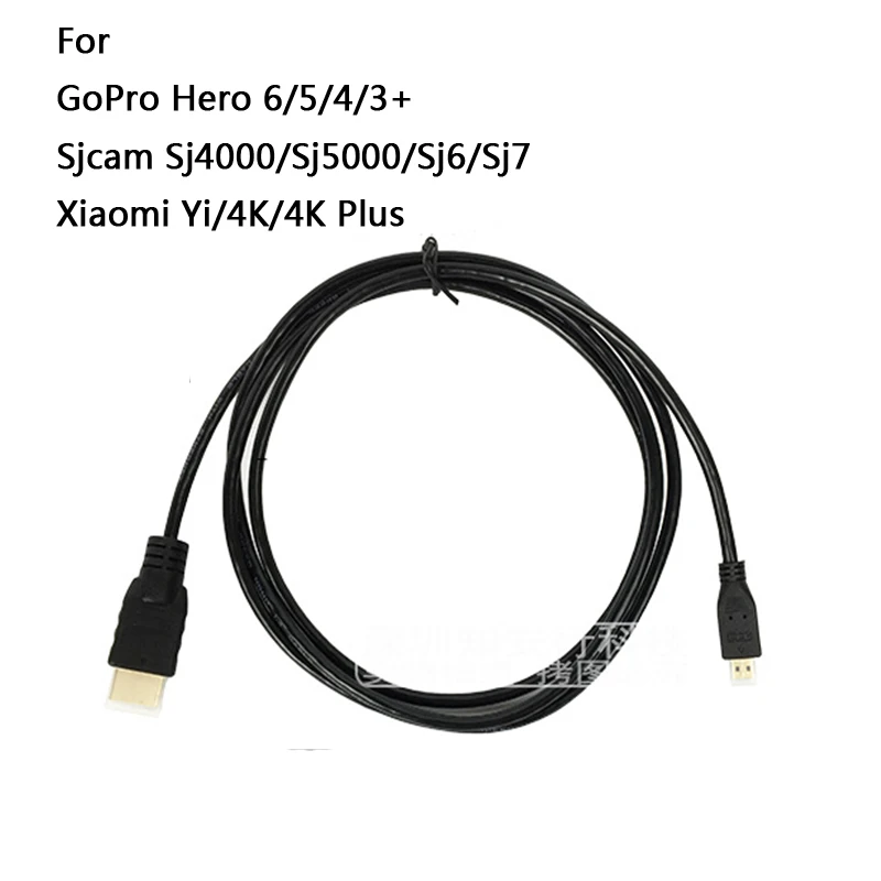 HDMI кабель видео кабели позолоченный 1080P 3D для HDTV GoPro Hero 7/6/5/4/3 + SJCAM SJ4000 YI SONY
