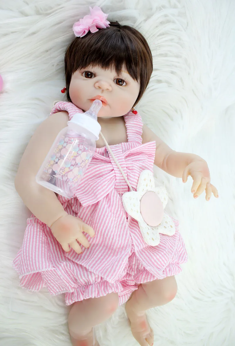 BZDOLL 22" Full Silicone Newborn Baby Lifelike Reborn Doll Princess Waterproof Body Lovely Bebe Alive Boneca Toys
BZDOLL 22" Full Silicone Newborn Baby Lifelike Reborn Doll Princess Waterproof Body Lovely Bebe Alive Boneca Toys