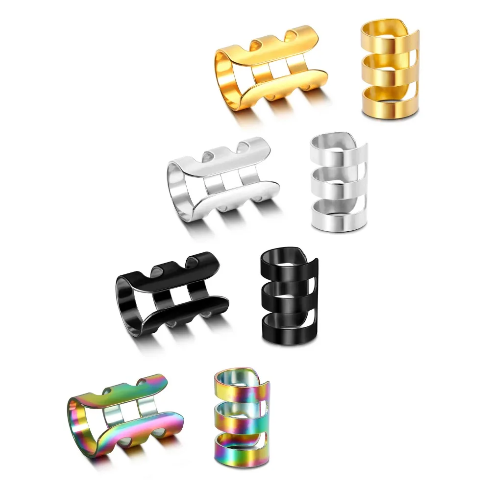 Assorted Unisex Stainless Steel Punk Rock Non-Piercing Clip on Cartilage Ear Earrings
Assorted Unisex Stainless Steel Punk Rock Non-Piercing Clip on Cartilage Ear Earrings