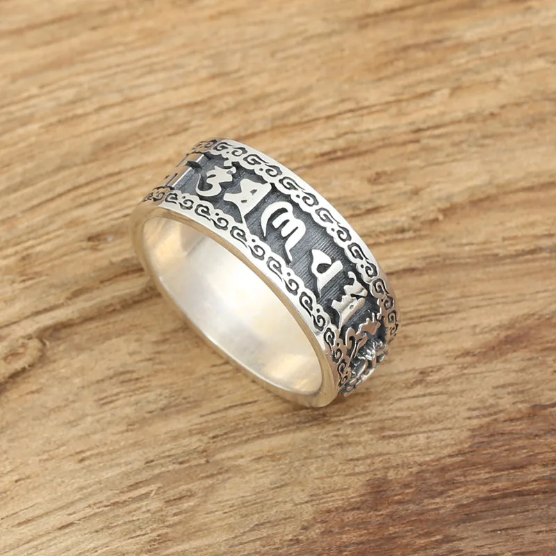 FNJ Vajra Ring 925 Silver Jewelry New Fashion S925 Sterling Silver Rings for Women Men Size7.5-11 bague
FNJ Vajra Ring 925 Silver Jewelry New Fashion S925 Sterling Silver Rings for Women Men Size7.5-11 bague