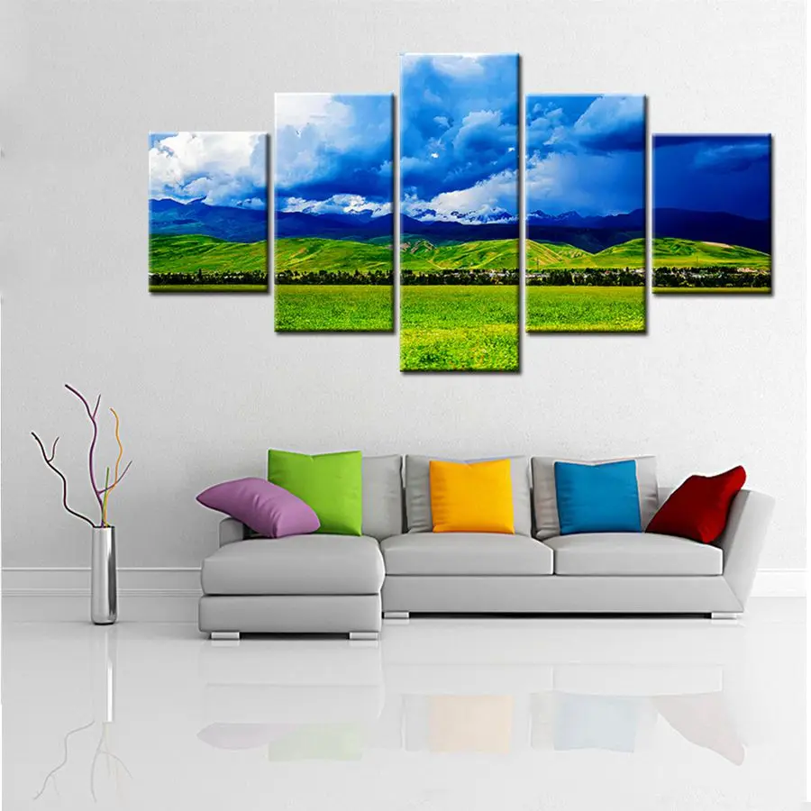 Blue Sky and White Clouds on the Grassland Wall Art Canvas Landscape Posters and Prints Paintings for Kitchen Home Wall Decor
Blue Sky and White Clouds on the Grassland Wall Art Canvas Landscape Posters and Prints Paintings for Kitchen Home Wall Decor