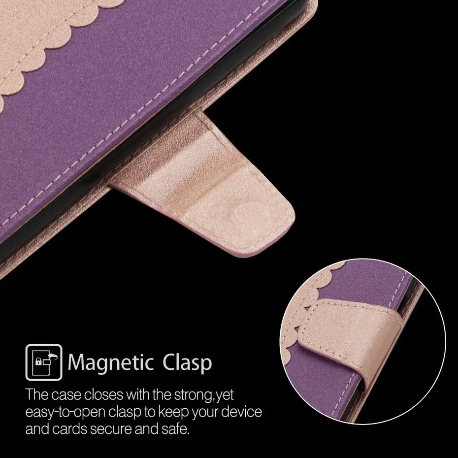 Кожаный чехол-книжка Milyssi Denim смешанных цветов для Samsung galaxy S7 S8 S9 Plus Edge J3 J5 J7 A5 2017 A8