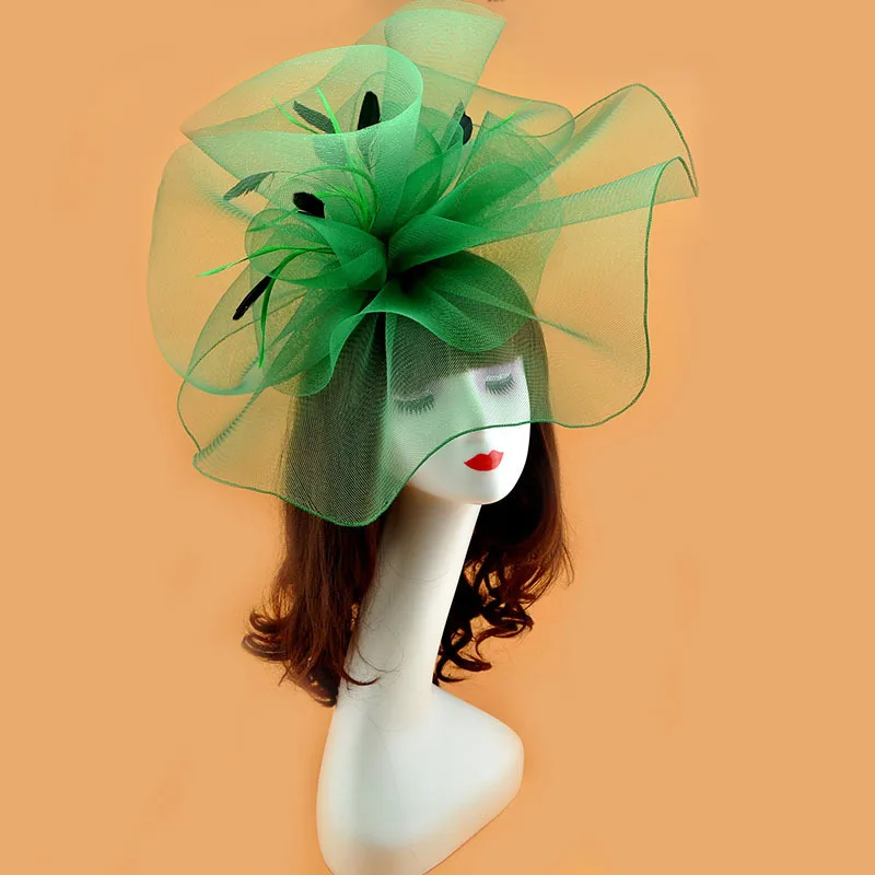 Vintage Bridal Flower Feather Hats Elegant Wedding Accessories Bride Net Hats Blue Fascinator Hats Women's Formal Occasion
Vintage Bridal Flower Feather Hats Elegant Wedding Accessories Bride Net Hats Blue Fascinator Hats Women's Formal Occasion