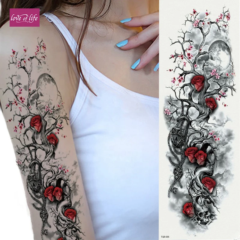 Full Arm Temporary Tattoo, Konsait Extra Temporary Tattoo Black tattoo Body Stickers for Man Women
Full Arm Temporary Tattoo, Konsait Extra Temporary Tattoo Black tattoo Body Stickers for Man Women