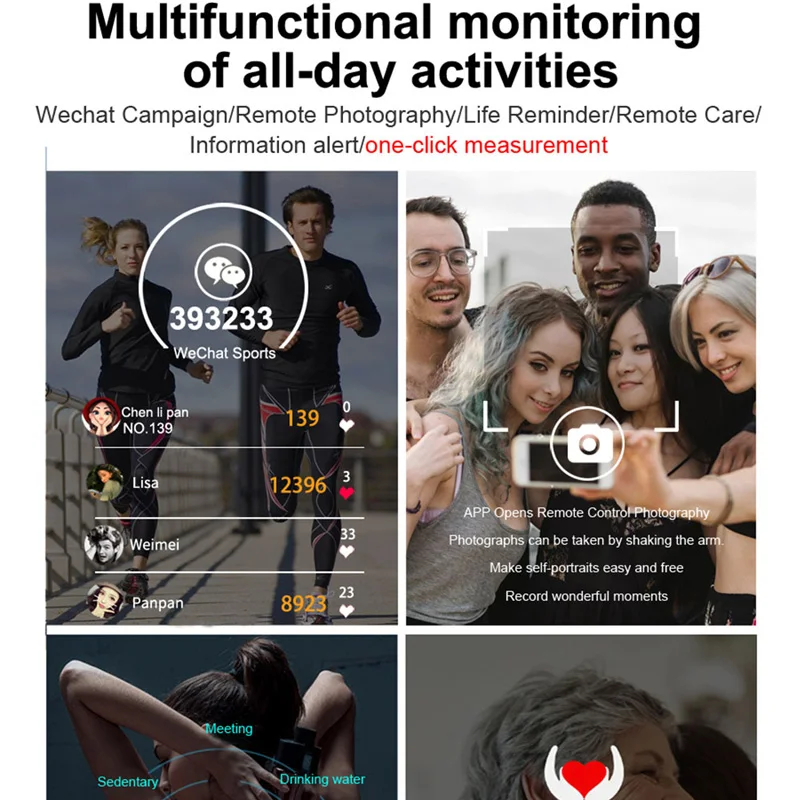 NEW Smart Watch Men Smartwatch Blood Pressure Heart Rate Monitor Fitness Tracker IP67 Waterproof Full touch control Color screen
NEW Smart Watch Men Smartwatch Blood Pressure Heart Rate Monitor Fitness Tracker IP67 Waterproof Full touch control Color screen