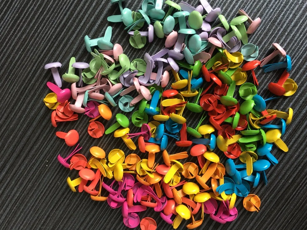 50pcs 12*8mm Pastel Round Metal Brads Scrapbooking Embellishment Fastener Brads Metal Crafts
50pcs 12*8mm Pastel Round Metal Brads Scrapbooking Embellishment Fastener Brads Metal Crafts