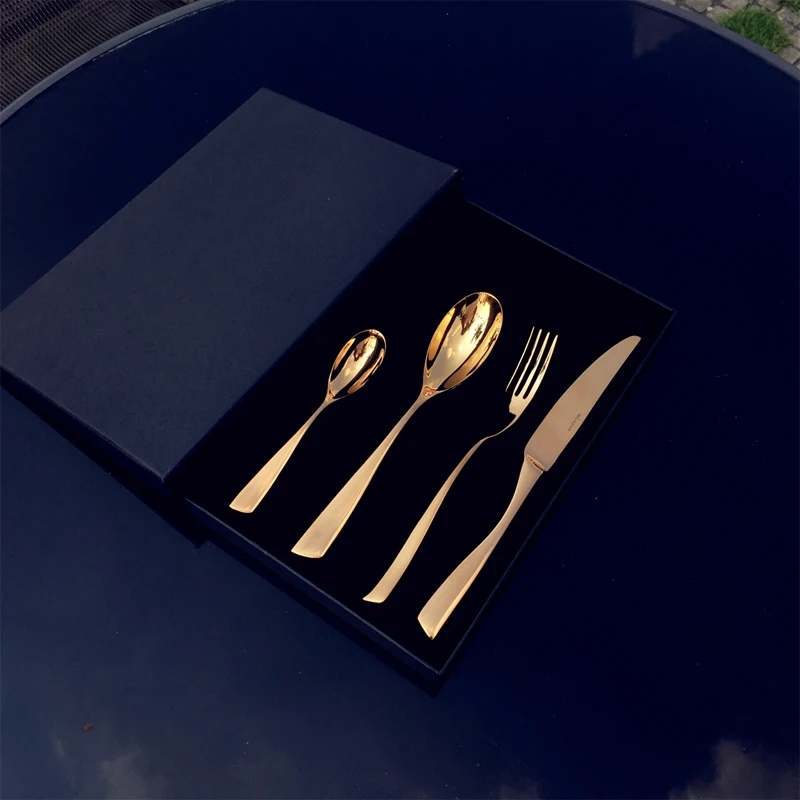Stainless Steel Dinnerware Set Rose Gold Dinnerware Set 4pcs Dinnerspoon Fork Knife Kitchen Cutlery Set with gift box
Stainless Steel Dinnerware Set Rose Gold Dinnerware Set 4pcs Dinnerspoon Fork Knife Kitchen Cutlery Set with gift box