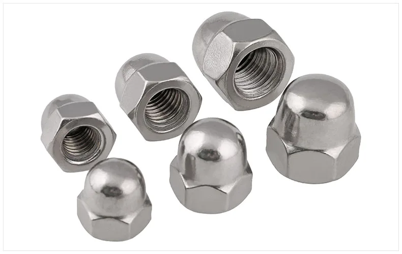 

M3/4/5/6/8/10/12/14/16 stainless steel 304 316acorn nuts hex domed cap nuts dome head nuts decorative nuts 121