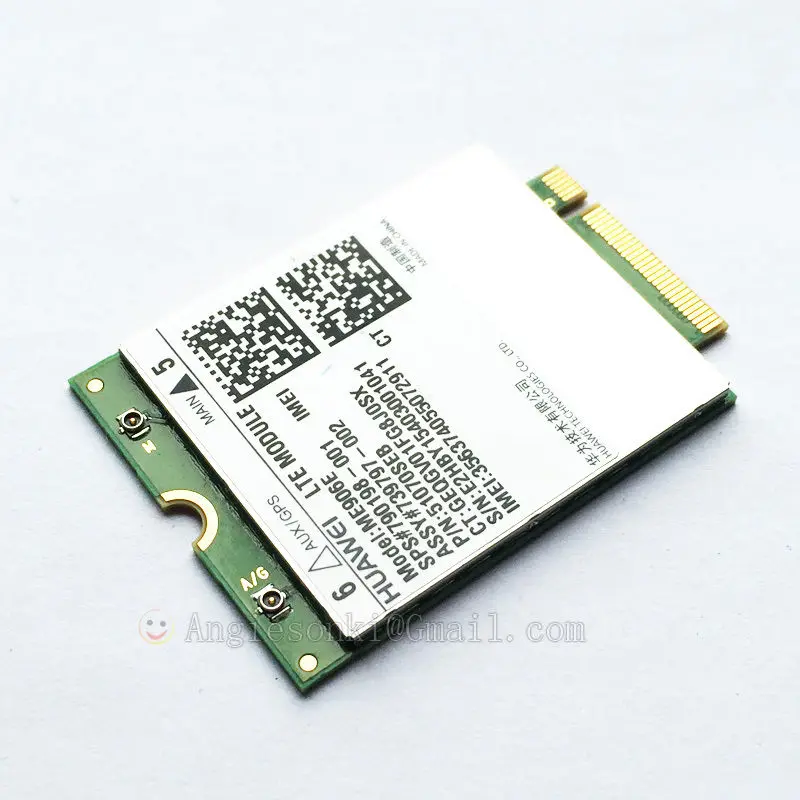 Unlock HUAWEI ME906E NGFF LTE/HSPA+ FDD+ GPRS/EDGE 4G WWAN module Card 704031-001/740011-005/790198-001 for HP lt4112
Unlock HUAWEI ME906E NGFF LTE/HSPA+ FDD+ GPRS/EDGE 4G WWAN module Card 704031-001/740011-005/790198-001 for HP lt4112