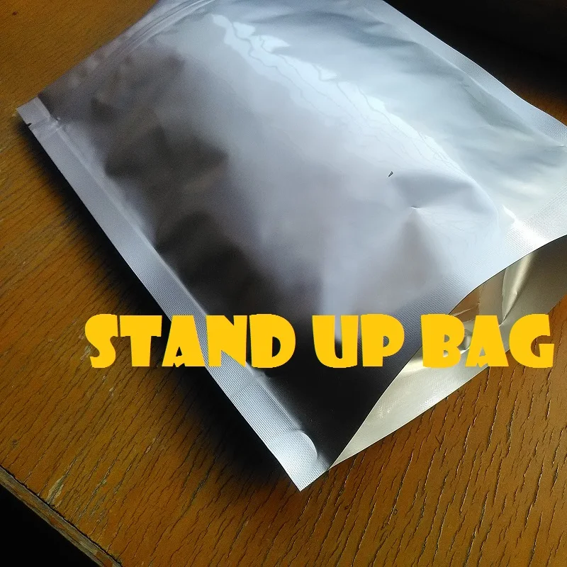 11*16+3cm thickening pure aluminum foil self supporting bag zipper bag for food bag Self-sealing stand up bag
11*16+3cm thickening pure aluminum foil self supporting bag zipper bag for food bag Self-sealing stand up bag