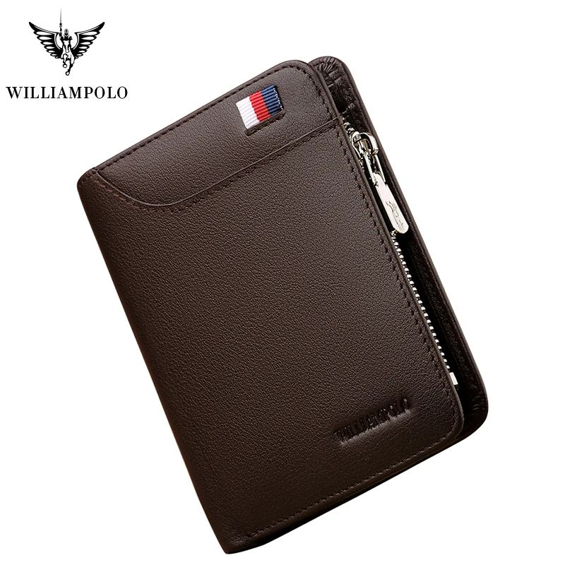 WilliamPOLO Men Wallet Short Credit Card Holder Genuine Leather Organizer Multi Card Case Coin Cash Purse with Zipper Pocket New
WilliamPOLO Men Wallet Short Credit Card Holder Genuine Leather Organizer Multi Card Case Coin Cash Purse with Zipper Pocket New