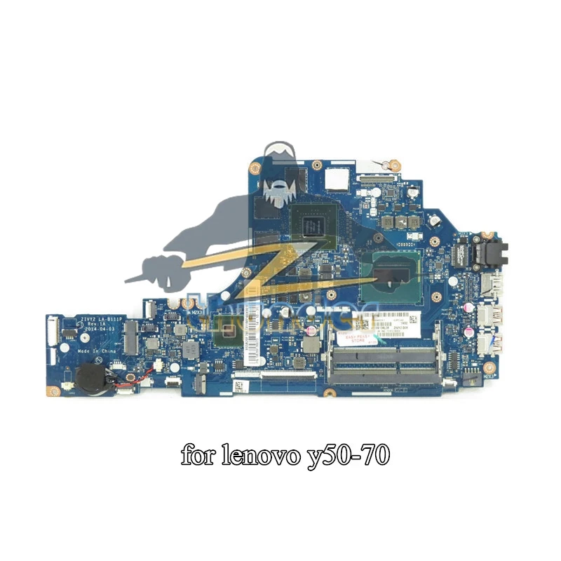 Фото NOKOTION ZIVY2 LA B111P для материнской платы ноутбука lenovo Y50 70 CPU GTX960M 4G DDR3L|cpu for laptop|laptop