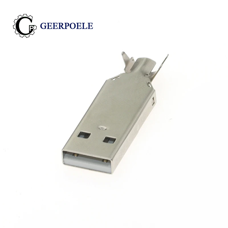 10 pcs/lot Gold Plating USB 2.0 Type A 4 Pin 30V 1.5A Connectors Jack Tail Male Plug Socket Electric Terminals
10 pcs/lot Gold Plating USB 2.0 Type A 4 Pin 30V 1.5A Connectors Jack Tail Male Plug Socket Electric Terminals