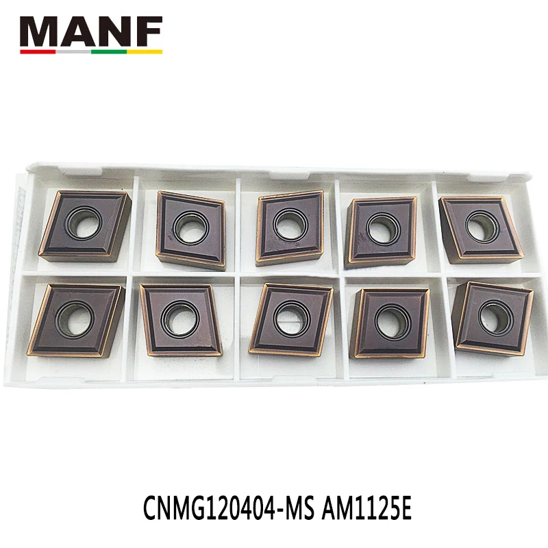 MANF CNMG120404 CNMG120408 токарный станок с твердосплавными внешними вставками лезвие ЧПУ