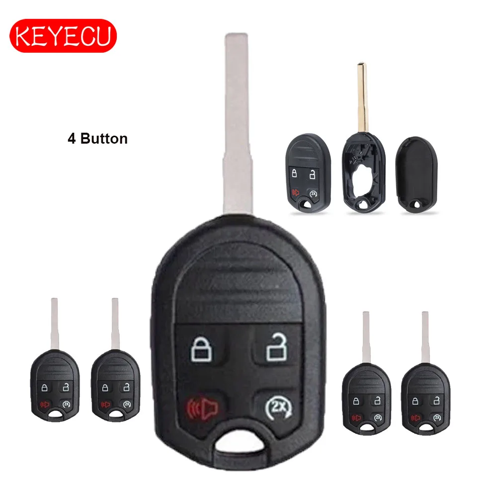 Keyecu 5PCS* Replacement Remote Key Shell Case Fob 4 Button for Ford Fiesta FCC: OUC6000022 HU101
Keyecu 5PCS* Replacement Remote Key Shell Case Fob 4 Button for Ford Fiesta FCC: OUC6000022 HU101