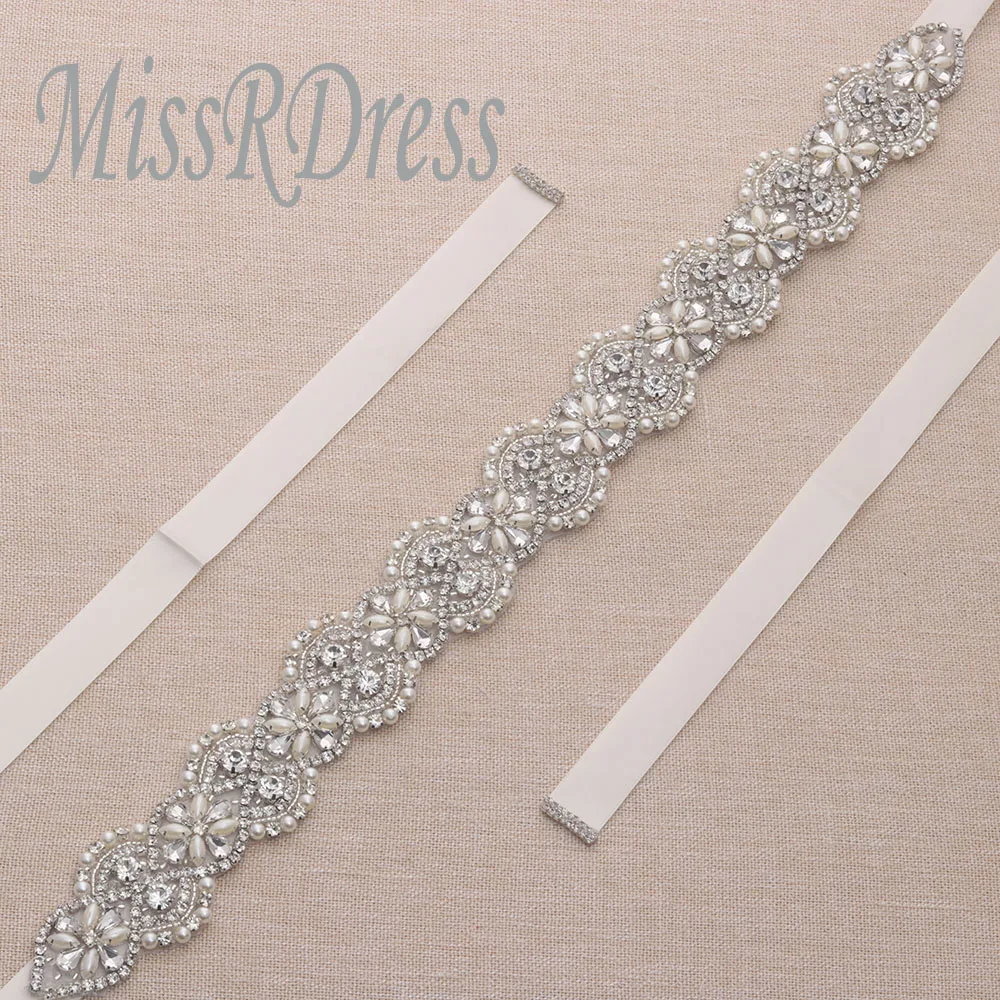 MissRDress Rhinestones 35.5inch Long Bridal Sash Belt Silver Crystal Pearls Wedding Belts Sash For Bridesmaids Dress JK866
MissRDress Rhinestones 35.5inch Long Bridal Sash Belt Silver Crystal Pearls Wedding Belts Sash For Bridesmaids Dress JK866