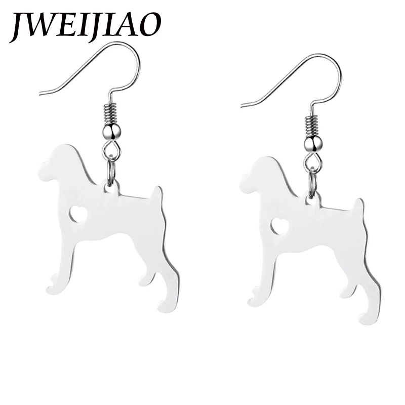 JWEIJIAO German Shorthaired Pointer Dangle Earrings Stainless Steel Animal Charms Earrings Color Drop Earrings SKU18
JWEIJIAO German Shorthaired Pointer Dangle Earrings Stainless Steel Animal Charms Earrings Color Drop Earrings SKU18