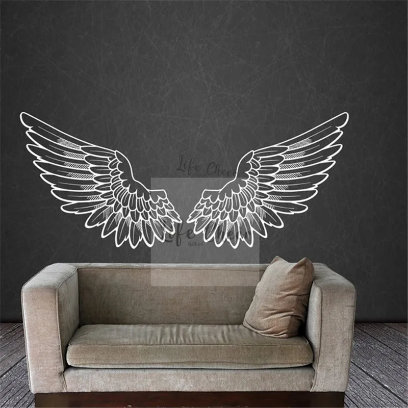 Feather Wing Vinyl Wall Sticker Home Living Room Decoration Creative Design Wings Wallpaper Removable Vinyl Pvc Wall Decal AC056
Feather Wing Vinyl Wall Sticker Home Living Room Decoration Creative Design Wings Wallpaper Removable Vinyl Pvc Wall Decal AC056
