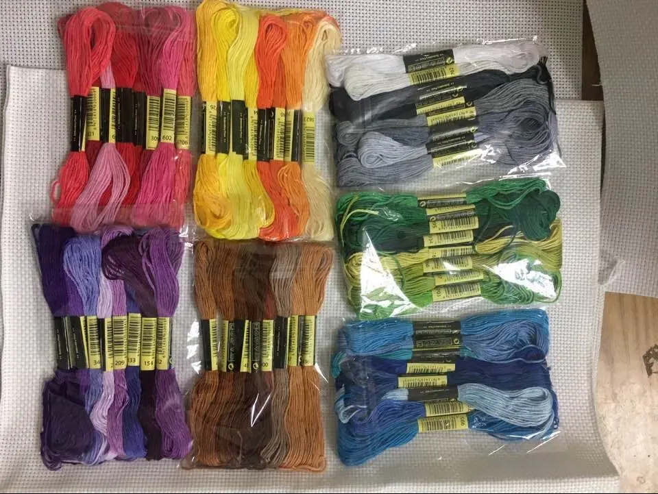56pcs Colors Embroidery Floss DIY Friendship Bracelets Thread Craft CXC Rainbow colorfully cross stitch threads
56pcs Colors Embroidery Floss DIY Friendship Bracelets Thread Craft CXC Rainbow colorfully cross stitch threads
