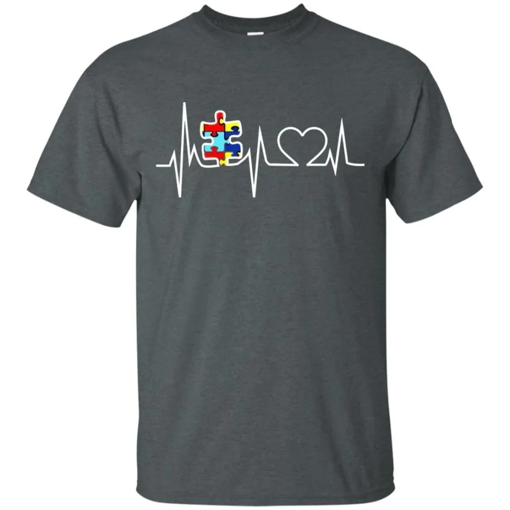 2019 Men T-Shirt Funny Clothing Casual Short Sleeve T-Shirt Autism Puzzle Heartbeat Raise Autism Awareness Strong Adult T Shirt
2019 Men T-Shirt Funny Clothing Casual Short Sleeve T-Shirt Autism Puzzle Heartbeat Raise Autism Awareness Strong Adult T Shirt