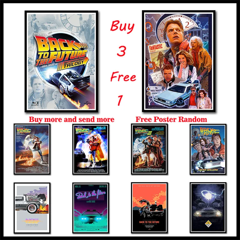 Classic science fiction movies Back To The Future Coated paper Poster Wall Sticker Home Bar Art Posters Decor Frameless
Classic science fiction movies Back To The Future Coated paper Poster Wall Sticker Home Bar Art Posters Decor Frameless