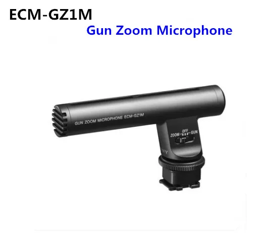 Микрофон с зумом Sony ECM-GZ1M Gun для SONY AX45 AX60 AX700 AX100E CX900E RX10 A6000 A6300 A6500 A7R A7RM3 A7M2 A7M3 A7SM2 |