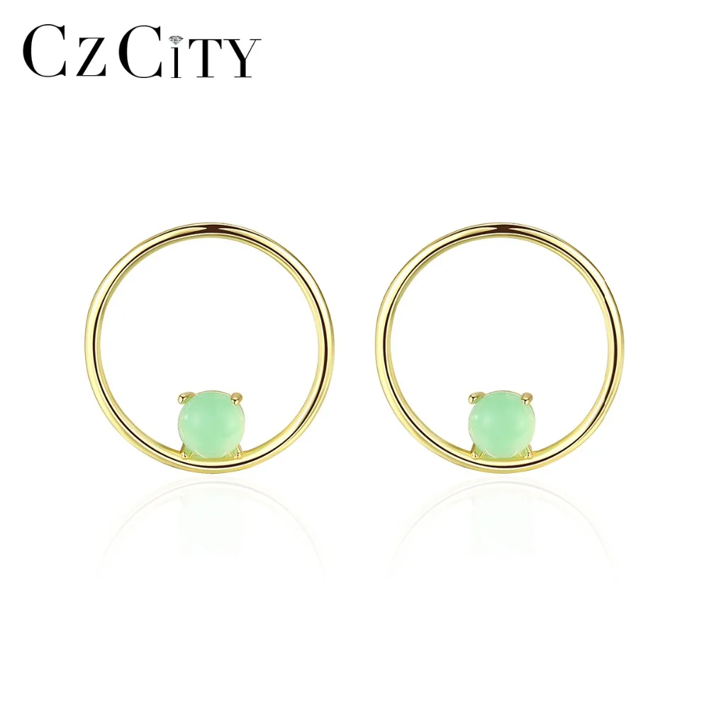 CZCITY Genuine 925 Sterling Silver Halo Light Green Crystal Round Stud Earrings for Women Geometric Post Earrings Fine Jewelry
CZCITY Genuine 925 Sterling Silver Halo Light Green Crystal Round Stud Earrings for Women Geometric Post Earrings Fine Jewelry