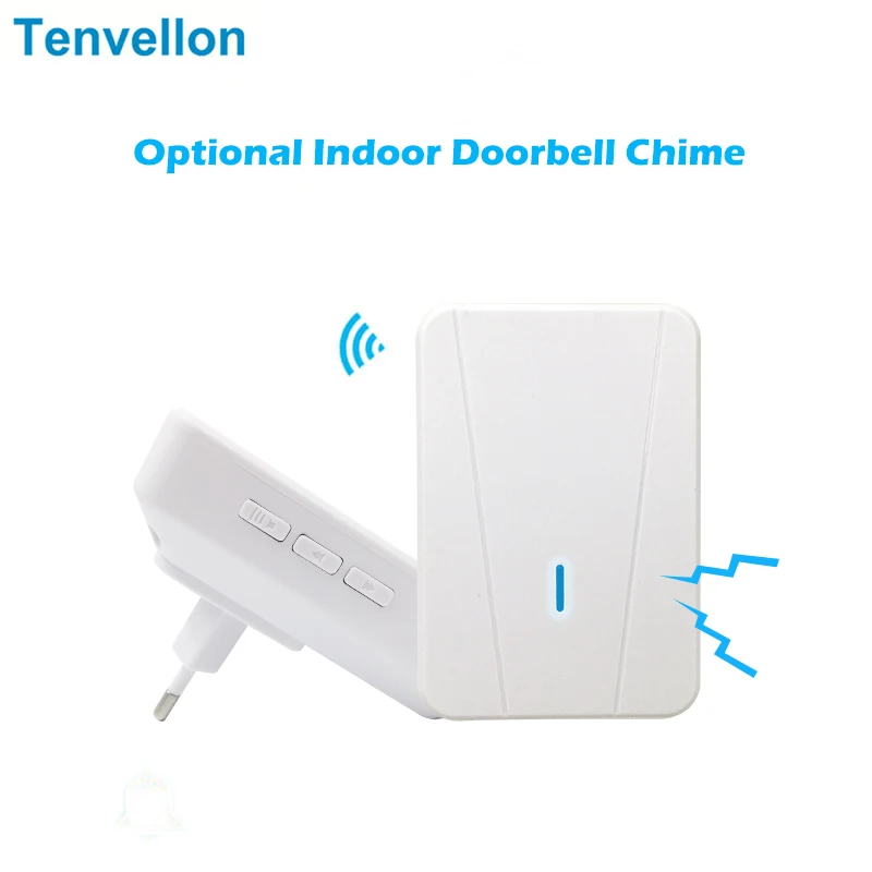 Крытый Беспроводной дверной звонок 433 мГц для Tenvellon WI FI Камера умный дом