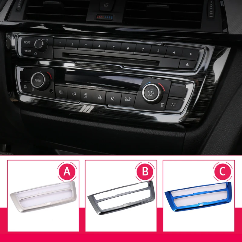 For BMW F30 F34 3 series GT Car Styling Air Conditioning CD Panel Decorative Cover Trim Auto Interior Accessories metal Sticker
For BMW F30 F34 3 series GT Car Styling Air Conditioning CD Panel Decorative Cover Trim Auto Interior Accessories metal Sticker