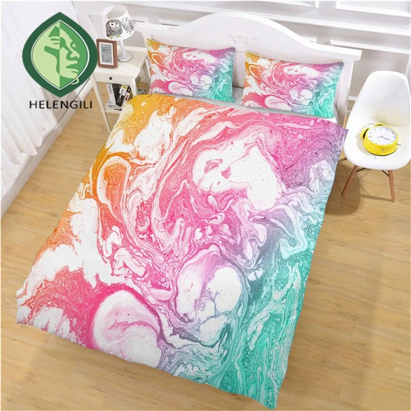 HELENGILI 3D Bedding Set Marble Print Duvet Cover Set Bedclothes with Pillowcase Bed Set Home Textiles #DLS-12
HELENGILI 3D Bedding Set Marble Print Duvet Cover Set Bedclothes with Pillowcase Bed Set Home Textiles #DLS-12