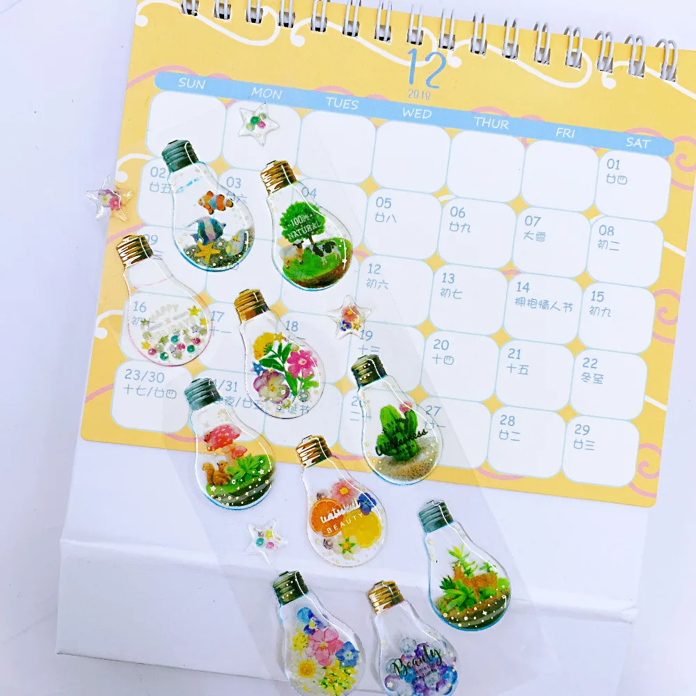 1 Sheet Fish Cactus Star Flower Animal In The Light Bulb Crystal DIY Stickers Decorative Scrapbooking Diary Album Stick Label
1 Sheet Fish Cactus Star Flower Animal In The Light Bulb Crystal DIY Stickers Decorative Scrapbooking Diary Album Stick Label