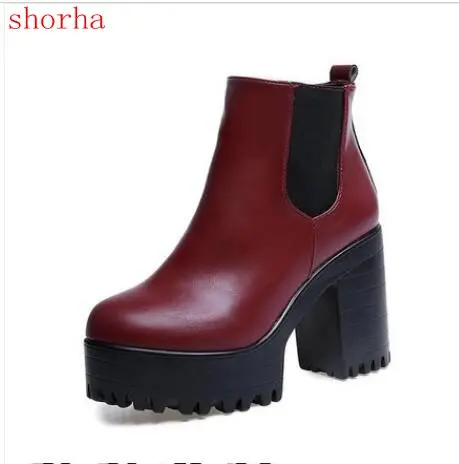 Autumn Fashion Women Boots Square Heel Platforms black PU Leather Thigh High Pump Boots Motorcycle Shoes
Autumn Fashion Women Boots Square Heel Platforms black PU Leather Thigh High Pump Boots Motorcycle Shoes