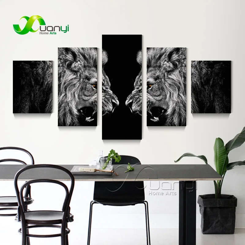 Abstract Animal Lion 5 Panel Canvas Painting Pictures Home Decor Wall Picture For Living Room Modern Canvas Art No Frame PR1452
Abstract Animal Lion 5 Panel Canvas Painting Pictures Home Decor Wall Picture For Living Room Modern Canvas Art No Frame PR1452