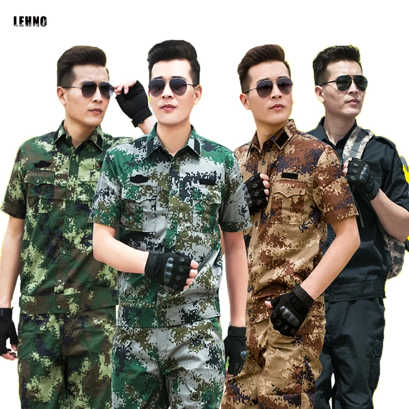 Brand LEHNO Outdoor Camouflage Suit Men's Military Training Clothes Summer Uniforms Jungle commando Army Top+Pant Set
Brand LEHNO Outdoor Camouflage Suit Men's Military Training Clothes Summer Uniforms Jungle commando Army Top+Pant Set