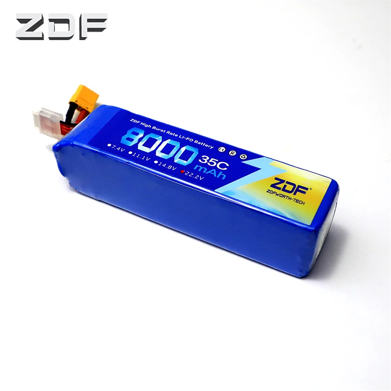 Аккумулятор ZDF AKKU 6S 22 2 в 8000 мАч 35C max 70C литий полимерный аккумулятор Traxxas для