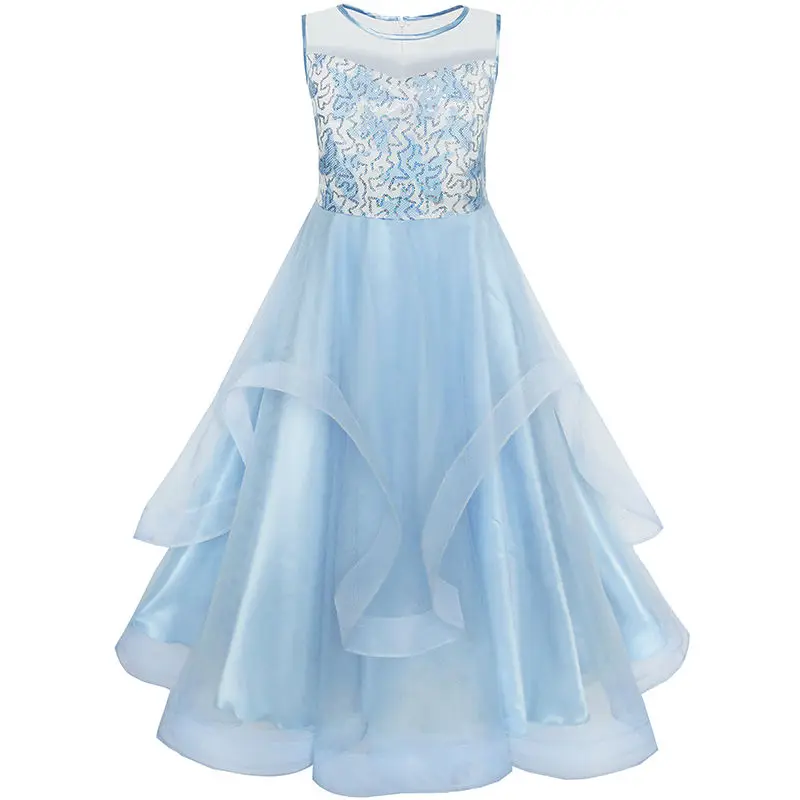 Flower Girls Dress Embroidered Sequin Wedding Pageant Bridesmaid 2020 Summer Princess Party Dresses Kids Clothes Size 7-14 Gowns
Flower Girls Dress Embroidered Sequin Wedding Pageant Bridesmaid 2020 Summer Princess Party Dresses Kids Clothes Size 7-14 Gowns