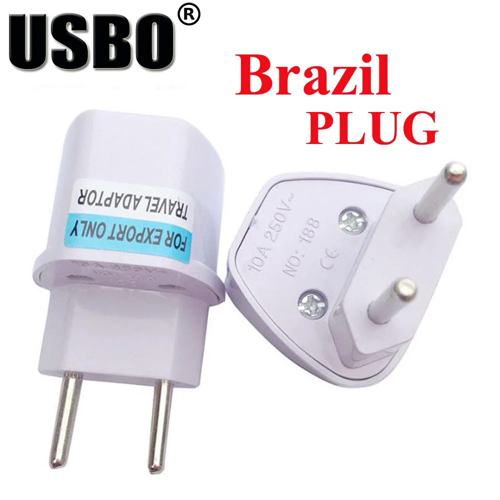 Aluminum copper International Travel Universal Adapter AC Electrical wall Plug For UK/US/EU/AU to Brazil Socket Converter plug
Aluminum copper International Travel Universal Adapter AC Electrical wall Plug For UK/US/EU/AU to Brazil Socket Converter plug